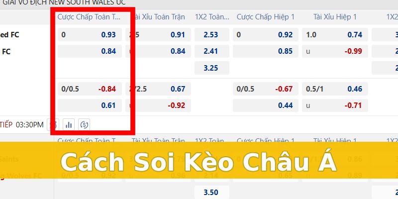 Mẹo soi kèo Châu Á.